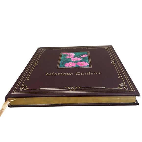 "Glorious Gardens" Roundtable Press Leather Bound HC Jaqueline Heriteau Book - Picture 5 of 16